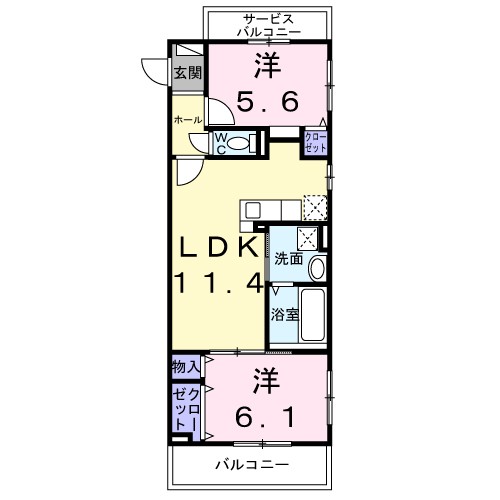 ＨＩＬＬ　ＣＯＵＲＴ　水無瀬 間取り