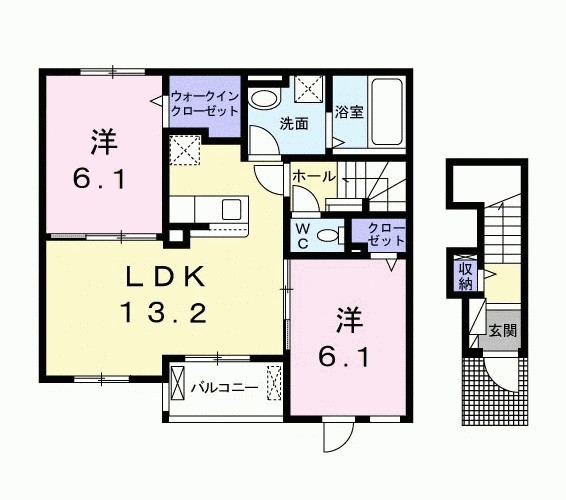 サンフラワー杭瀬 間取り