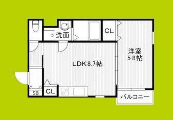 ベリッシモ蛍池 間取り
