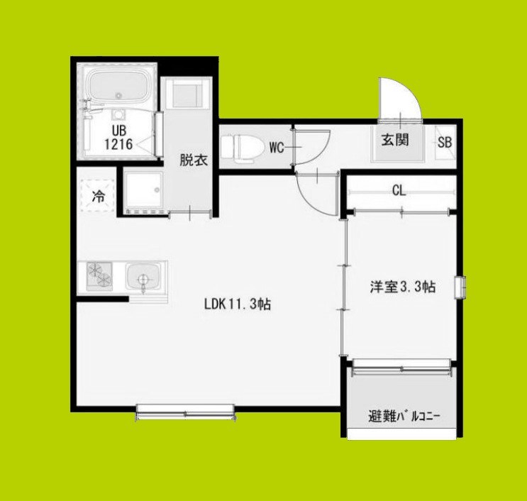 DiiRA下新庄 間取り