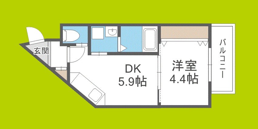 KORE・YIELD千里丘 間取り