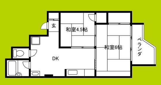 淡路第2ダイヤモンドハイム  間取り