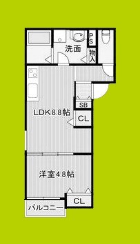 ベリッシモ蛍池 間取り