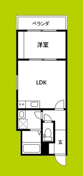 リブレメゾン岸辺Ⅰ 間取り