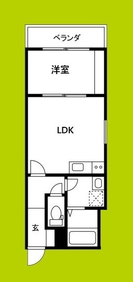 リブレメゾン岸辺Ⅰ 間取り