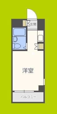 朝日プラザ梅田北デラ・リブジェ 間取り