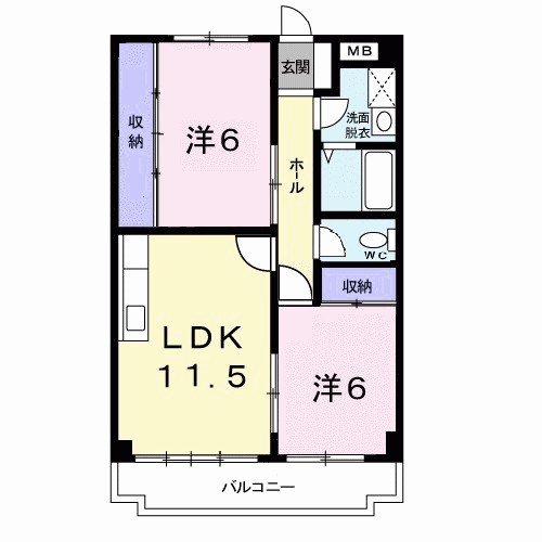 フラワーパレス 間取り