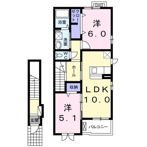 アルカンシェル　Ⅲ 間取り