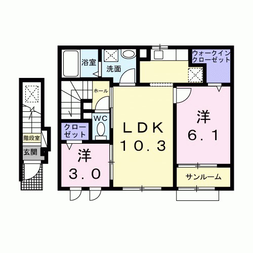 パーク・エノコダ 間取り