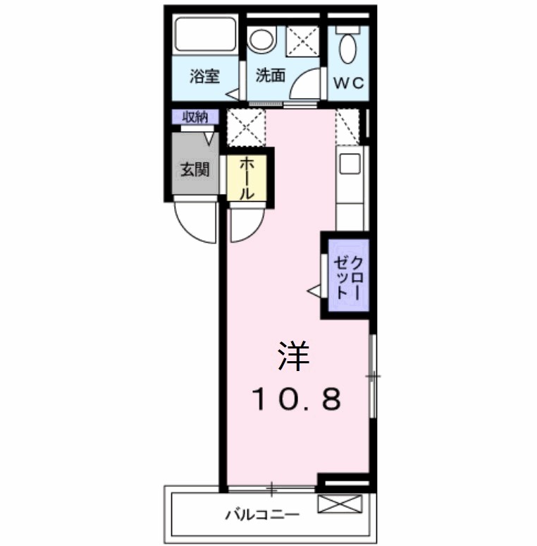 アメリ　ドヴァン　ラ　ガール 間取り