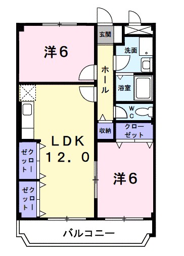 メルヴェール昆陽 間取り