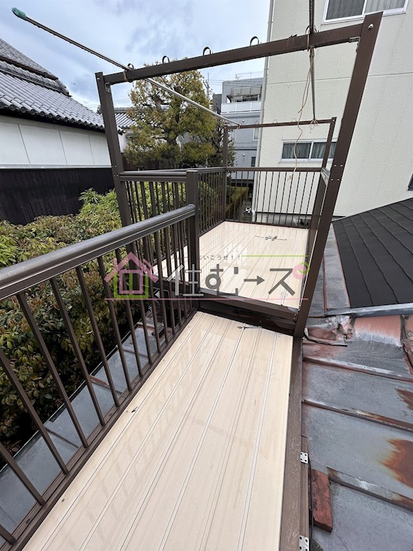 中宮森田貸家 ベランダ