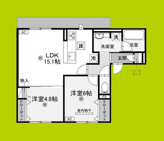 D-residence南茨木Ⅱ 間取り