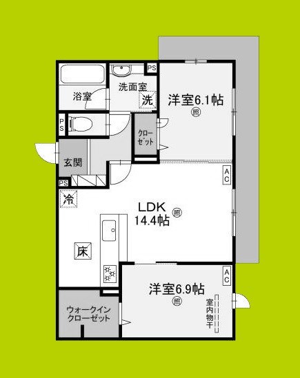D-residence南茨木Ⅱ 間取り