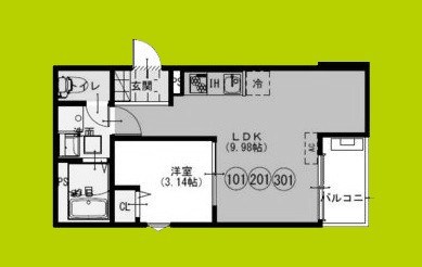 F+style八尾北久宝寺 間取り