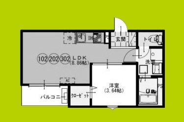 F+style八尾北久宝寺 間取り