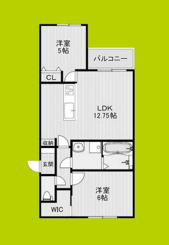 リアノーラ平野WEST 間取り