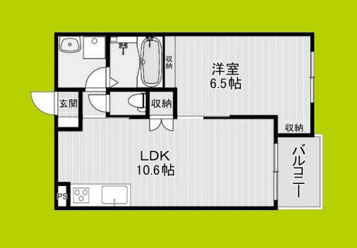 リアノーラ平野WEST 間取り