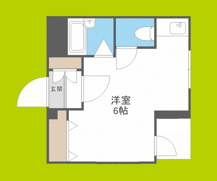 パウゼ寺田町駅前 間取り