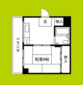 パウゼ寺田町駅前 間取り