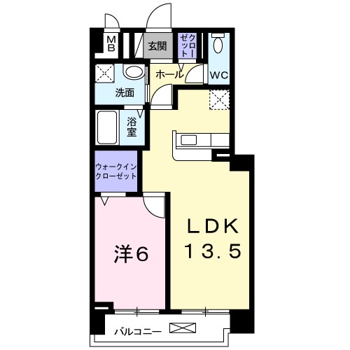 メゾンドファミーユ鶴見緑地公園 間取り