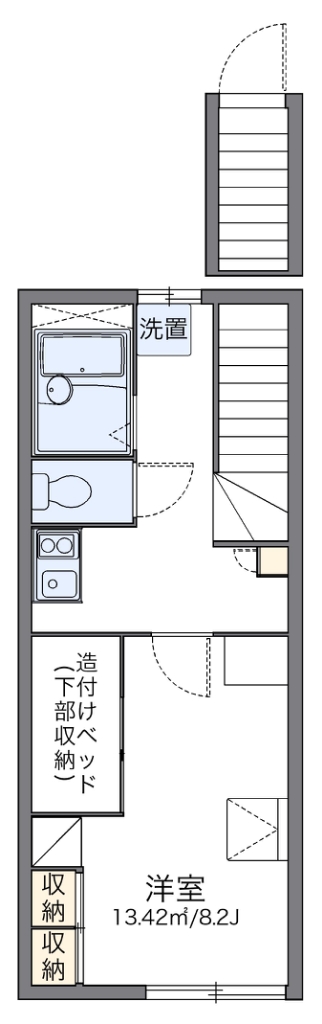 レオパレス葛原 間取り
