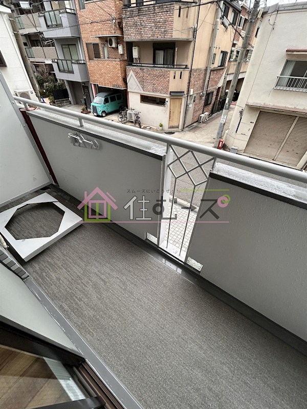 パレダイト谷町 ベランダ