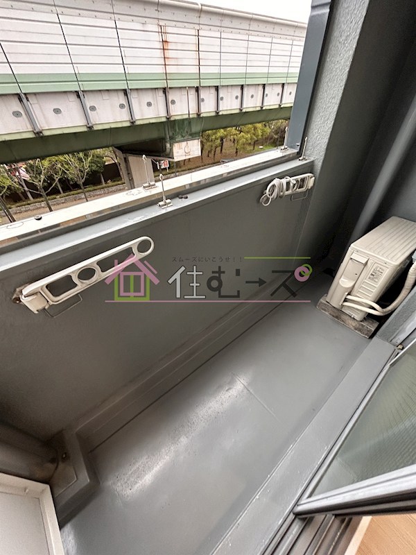 トップヒルズ森之宮  ベランダ