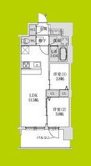 スプランディッド大阪EAST 間取り