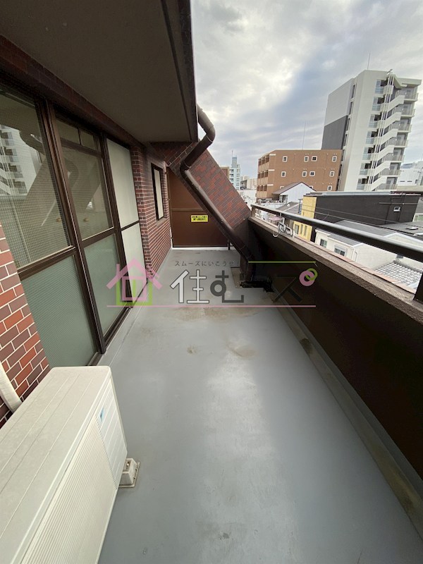ライオンズマンション都島第2 ベランダ