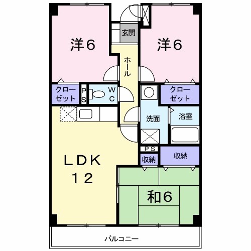 ジャン・ピュールⅠ番館 間取り