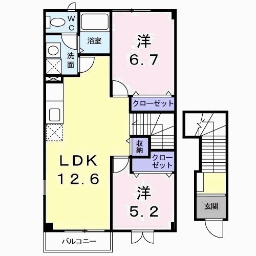 プリュジュール 間取り