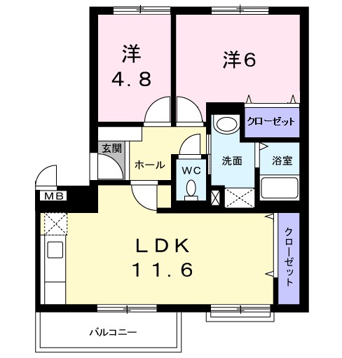 コスモスマンション 間取り