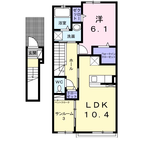 アザミⅡ 間取り
