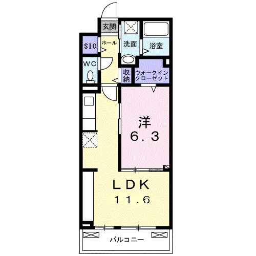 シャルモン深野　Ｗｅｓｔ 間取り