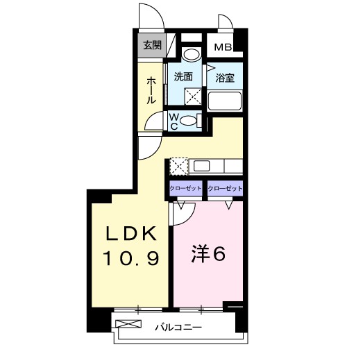 メゾンドファミーユ鶴見緑地公園 間取り