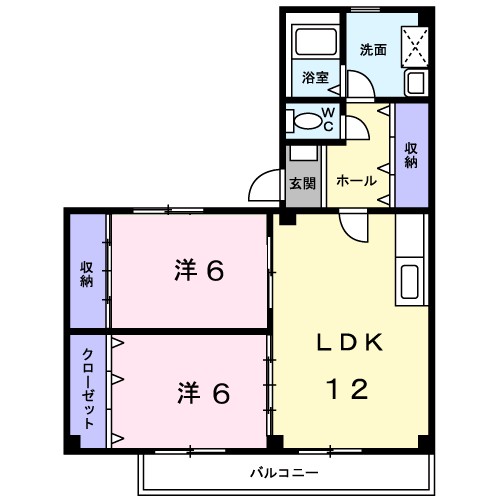 タウンハウスＫＫ 間取り