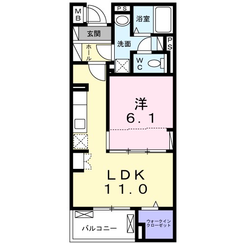 サニーレジデンス野田　Ⅱ 間取り