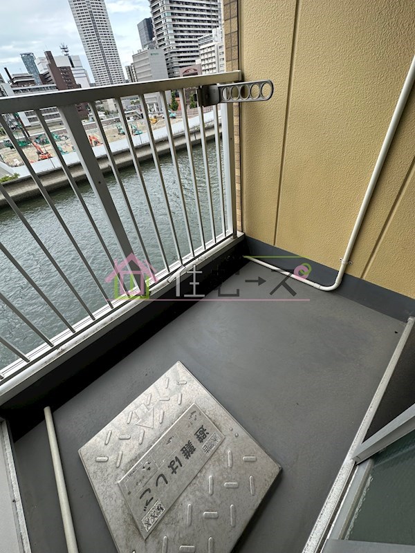 ハル土佐堀 ベランダ