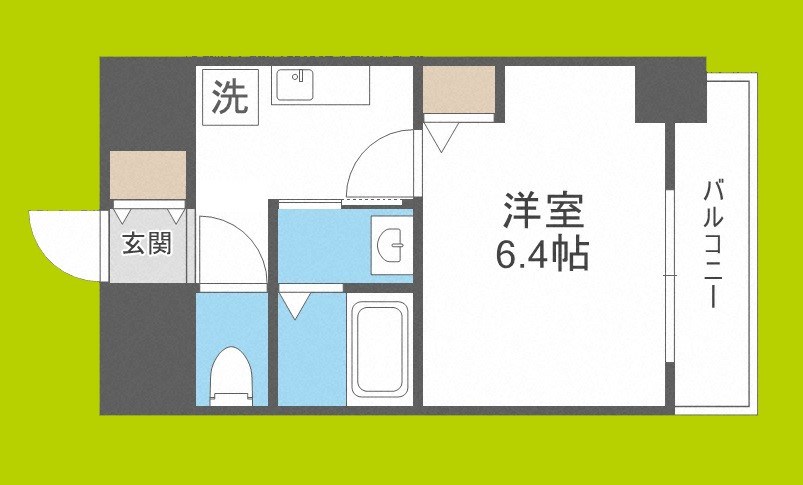 グランパシフィック大国町 間取り