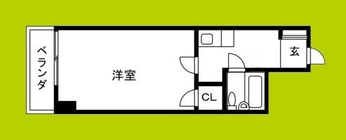 スカイハイツ中加賀屋 間取り