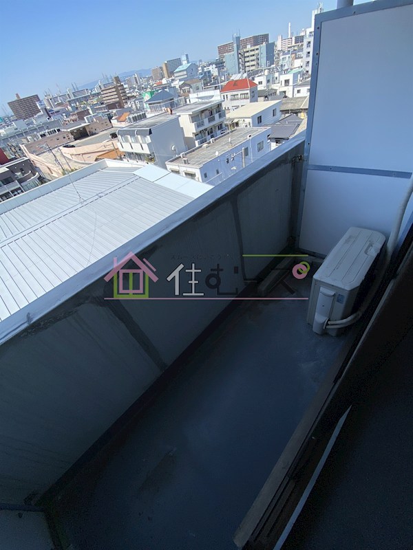 スカイハイツ中加賀屋 ベランダ