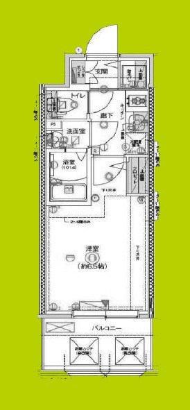 CREST TAPP 大阪EAST 間取り