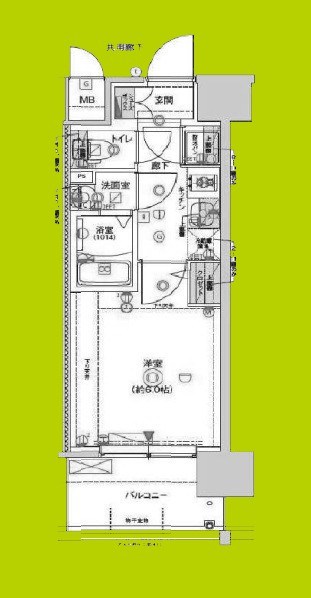 CREST TAPP 大阪EAST 間取り