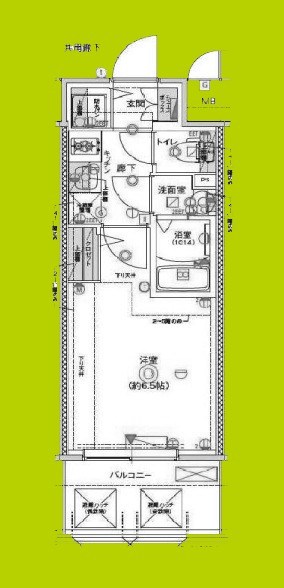 CREST TAPP 大阪EAST 間取り