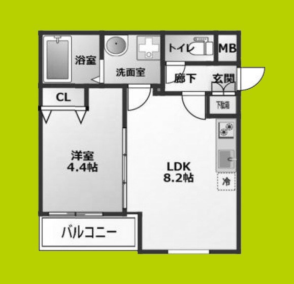 D.CREART松原feliz 間取り