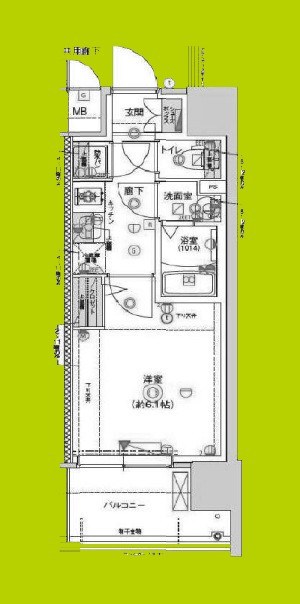 CREST TAPP 大阪EAST 間取り