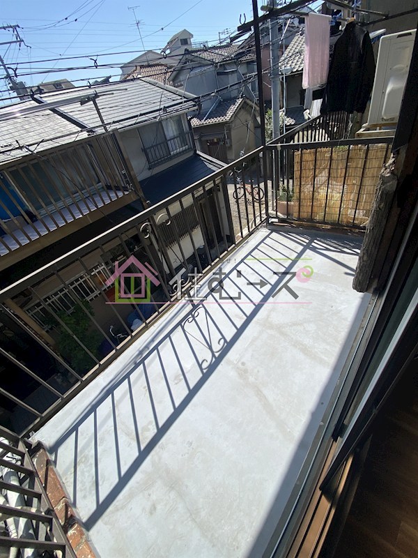 住之江区安立4-14-22テラス ベランダ