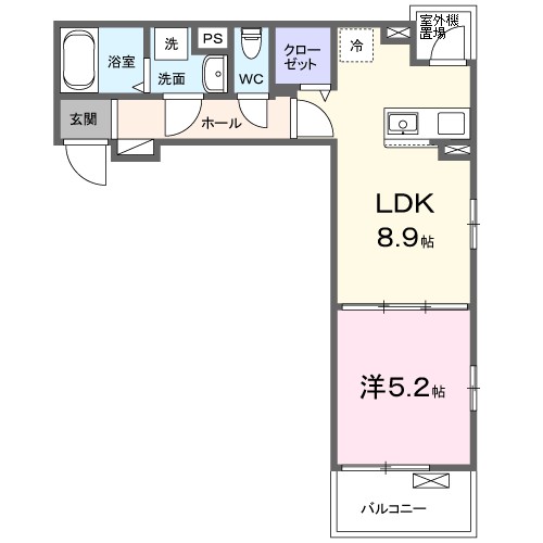 ラフレシール　ウエスト 間取り