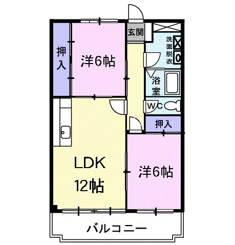 アメニティ　カタシモ 間取り